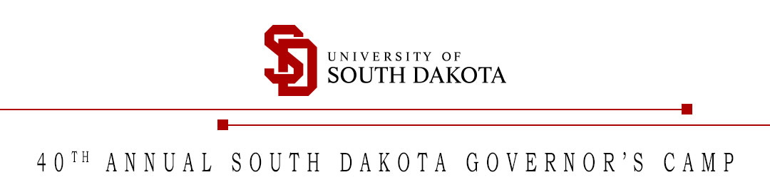 University of South Dakota - Governor's Camp